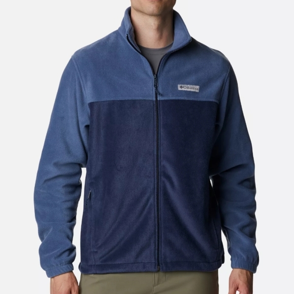 Columbia Navy Blue Full Zip Fleece Jacket - Picture 7 of 7